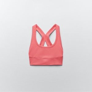 Zara pink crop top